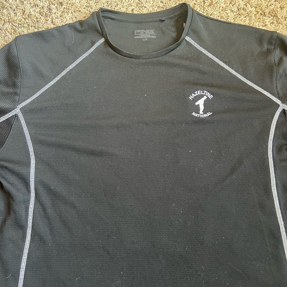 Ping Golf L/S Activewear T-Shirt Hazeltine National Club Large Minnesota